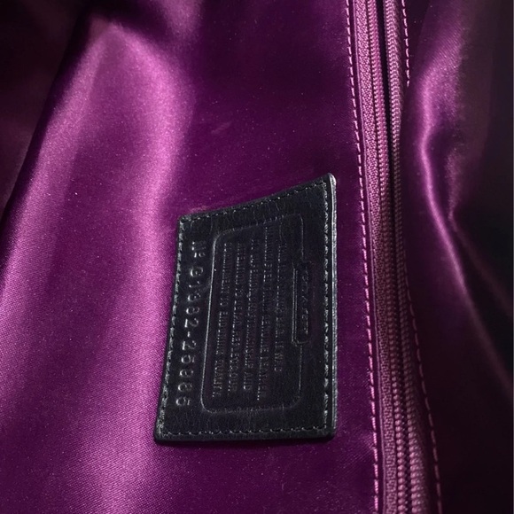 RARE COACH Madison gathered leather Chevron black shoulder bag - Picture 3 of 11